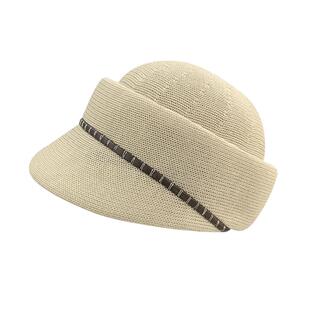 2026新款镂空贝雷帽女洋气时尚显脸小马术帽夏季高级遮阳鸭舌帽子