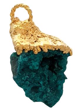 设计师手作宝石镀金项链