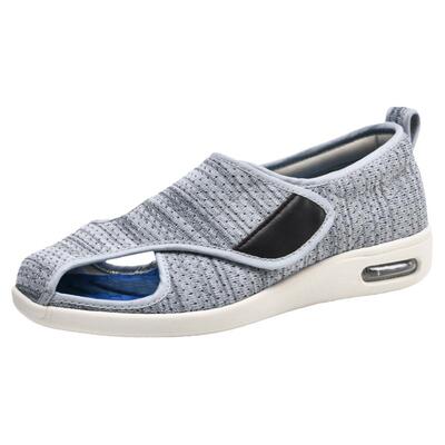 糖尿病足鞋脚肿鞋魔术贴调节鞋