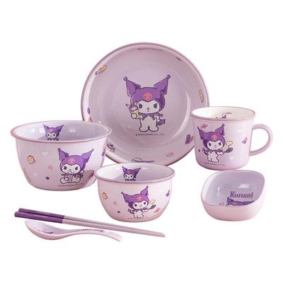 麦茶查居三丽鸥陶瓷儿童餐具