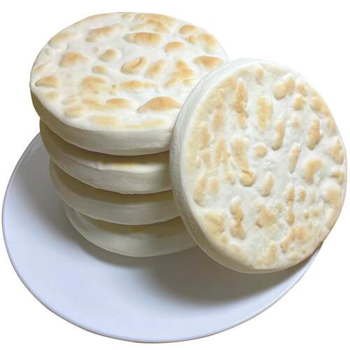 商用肉夹馍饼胚鑫街好食点白吉馍速食早餐半成品油炸专用白吉饼
