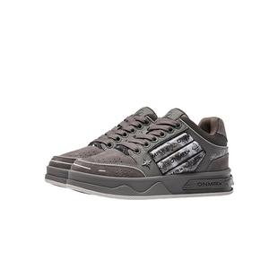 范丞丞同款2026新款onmax小帆船灰鸽子增高潮牌厚底运动冬板鞋男