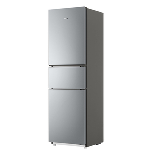 海尔冰箱226升三开门超薄小型一级能效家用无霜变频节能官方正品