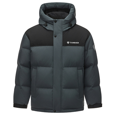 坦博尔羽绒服短款连帽户外运动