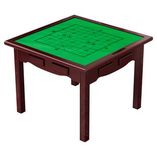 中式实木麻将桌手搓棋牌桌象棋桌子掼蛋扑克餐桌两用家用麻将台子
