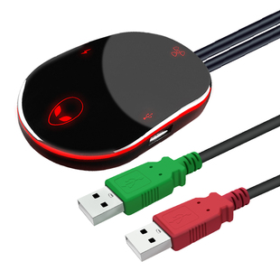 祥航外星人电脑桌面开关电竞网吧机箱外置开机键外接电源启动按钮