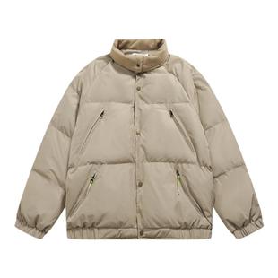 TIRED美式情侣棉衣男女冬季国潮cleanfit宽松加厚外套保暖棉服潮