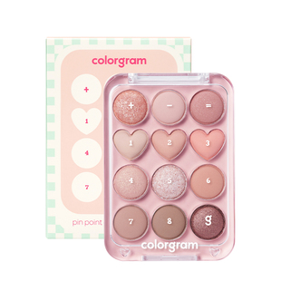 colorgram眼影盘12色新手哑光修容腮红卧蚕眼线