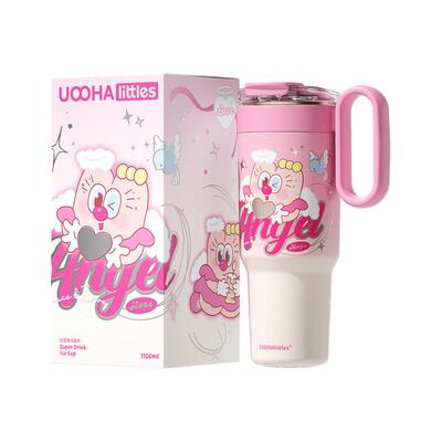 uooha冰霸杯陶瓷内胆大容量保冷