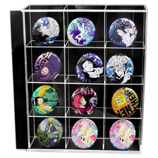 亚克力透明吧唧收纳格盘谷子徽章手办周边挂件动漫角色周边展示架