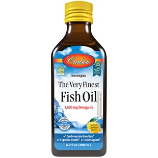 康一生美国Carlson卡儿森液体鱼油高浓度1600mg无腥味口感佳