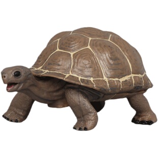 单个仿真动物陆地模型实心小乌龟玩具兔子摆件梅花鹿考拉马羚羊牛