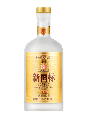 56度天沽新国标白酒750ml瓶装清香型白酒固态法非物质文化遗产