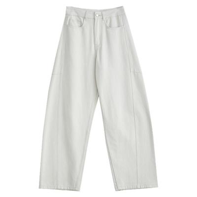 高品质显瘦弯刀裤全棉牛仔裤女