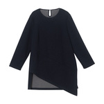 美丽客栈大码女装2025冬新款胖mm显瘦百搭中长款巴黎绒羊毛套头衫