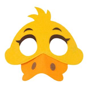 儿童动物面具表演区成人大灰狼老虎小白兔羊狮子幼儿园讲故事道具