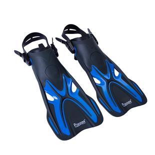 FISHFINE可调节式穿鞋袜中脚蹼潜水自由深潜装备套装游泳浮潜蛙鞋