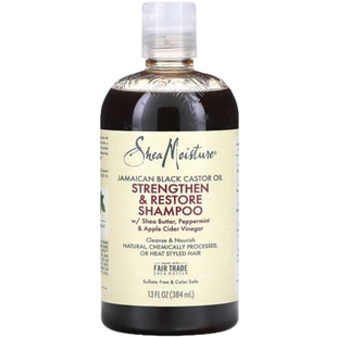 SheaMoisture 牙买加黑蓖麻油强韧和修复洗发水免洗护发素发膜CGM