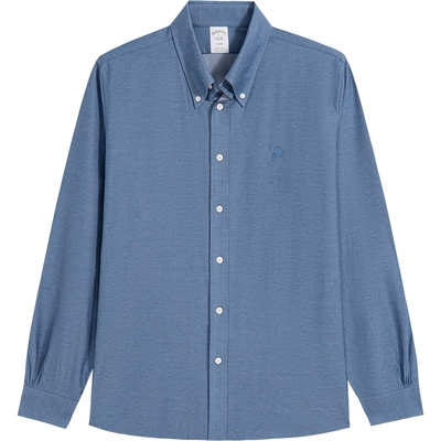 布克兄弟25男士纯色衬衫