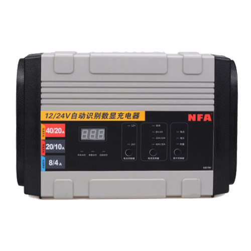 NFA纽福克斯全自动汽车电瓶充电器12v24V40A蓄电池充电机6897NV