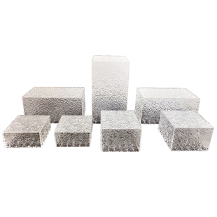 亚克力水波纹甜品台展示架婚礼宴会点心装饰道具冷餐茶歇摆台摆件