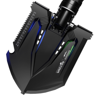 沃尔森工兵铲多功能户外兵工铲车载铲子锹锰钢加厚钓鱼折叠铁锹