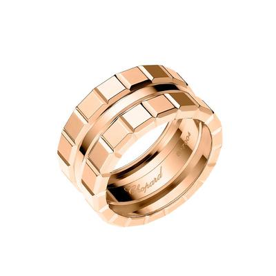 刘宇同款萧邦小冰块玫瑰金戒指