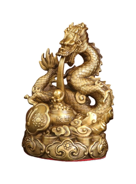 黄铜十二生肖摆件桌面招财吉祥物