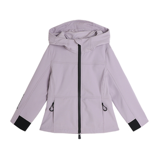 布丁哈鲁童装春装女童上衣2026新款儿童洋气休闲山系冲锋外套薄绒