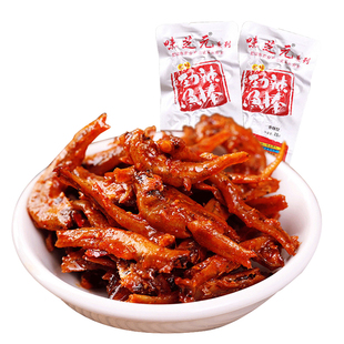 味芝元鱼棒香辣特辣小鱼仔小包装湖南特产小吃麻辣鱼干小零食