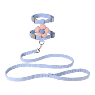 工字型小猫咪牵引绳防挣脱不勒脖外出专用幼猫遛猫神器项圈猫背带