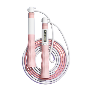 儿童软竹节跳绳60秒倒计时充电智能计数中小学生中考专用3.0竞速