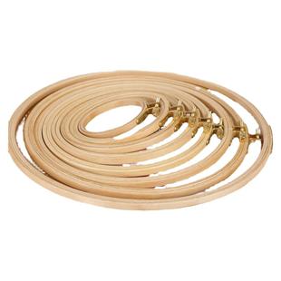 手工刺绣工具撑子绣绷绣花绷子圆形实木绣棚绣圈儿童秀崩绣架绣框