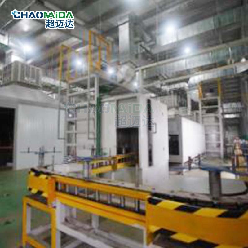 喷漆地轨线喷粉地轨输送涂装生产线电饭锅喷涂机烘干一体化地轨线