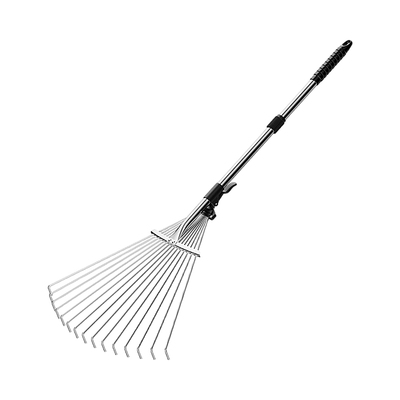 农用神器不锈钢耙子搂草抓草耙子园艺铁耙扫树叶神器草坪落叶扫把