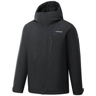 HEAD海德800蓬户外运动羽绒服2025冬新款连帽防水保暖鹅绒外套男