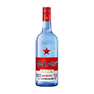 北京红星二锅头蓝八53度750ml