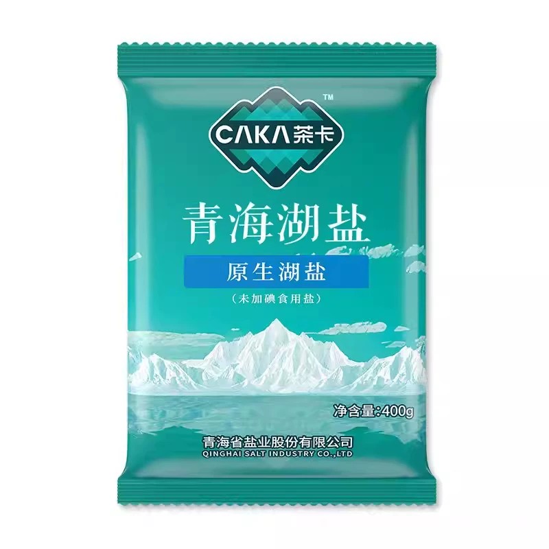 茶卡青海湖盐0添加抗结剂无碘
