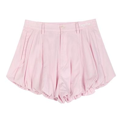 学院风花苞短裙甜美可爱百褶半裙