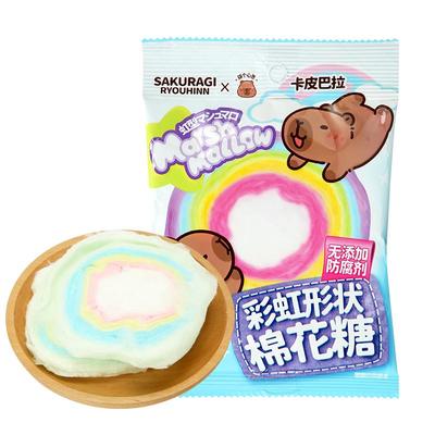 卡皮巴拉联名会拉丝的棉花糖