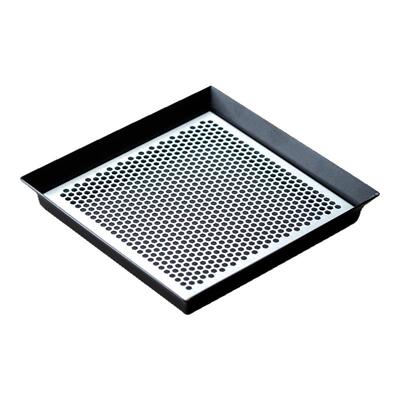 慕兮铁艺白铝茶盘家用四方形小型干泡茶台一人用高级储水茶几壶承