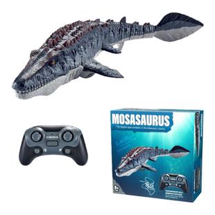 遥控沧龙恐龙电动可下水仿真苍龙会摇摆游泳喷水儿童玩具男孩礼物