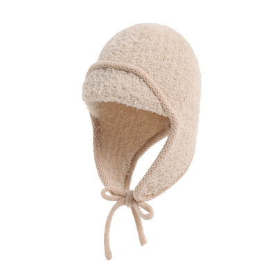 雷锋帽女款冬季护耳针织毛线帽