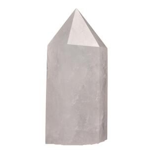 天然白水晶原石单尖六棱柱消磁净化矿物矿石标本家居装饰摆件礼物