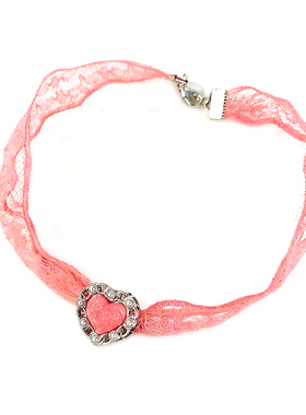 蕾丝爱心choker颈带颈链