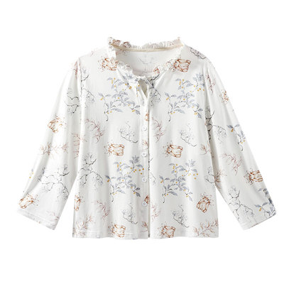 欧孕[植纤纤]月子服薄款孕妇睡衣