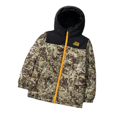 李宁童装儿童中长款羽绒服鸭绒85