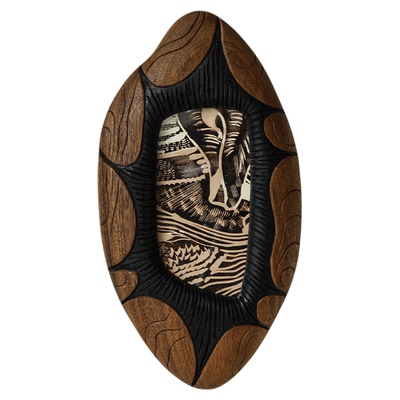 高级感木雕实物肌理装饰画