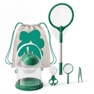 科学罐头昆虫观察盒户外放大镜儿童小实验套装动物玩具桶新年礼物