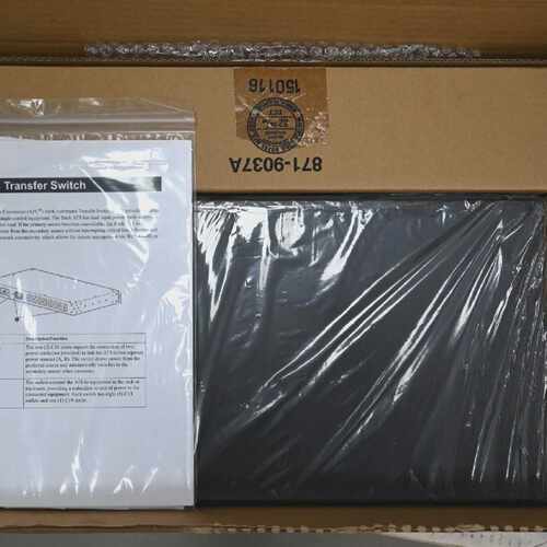 SCHNEIDER ELECTRIC APC AP7723 RACK AUTOMATIC TRANSFER SWITCH